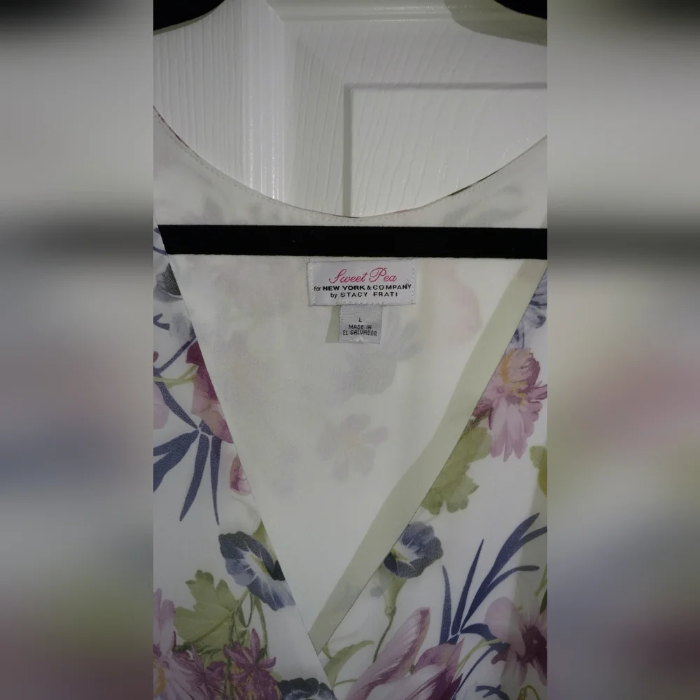New York and Company High Low Wrap Dress - Picture 3 of 12